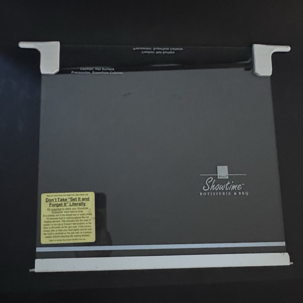 Ronco Showtime Rotisserie & BBQ 4000 5000 Glass Door Replacement White